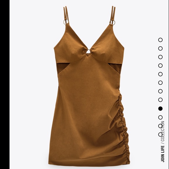 🆕 Zara Cut Out Mini Dress - Picture 4 of 8